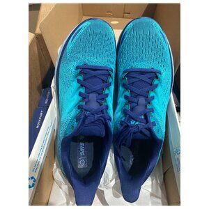 Hoka One One Mens Clifton 8 Textile Bellwether Blue Scuba Blue Trainers 11 US